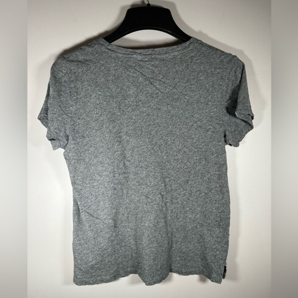 Madewell grey heathered vneck tshirt top size women’s medium - Picture 4 of 5